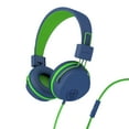 thumbnail interactive-video image 1 of JLab JBuddies Studio On-Ear Kids Wired Headphones, Blue/Green, Studio Volume Safe, Volume Limiter, Folding, Adjustable, Noise Isolation, with Mic, 1 of 5