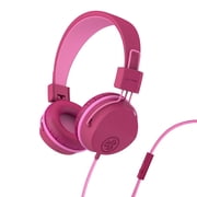 JLab JBuddies Studio Wired Headphones - Dark Pink/Pink