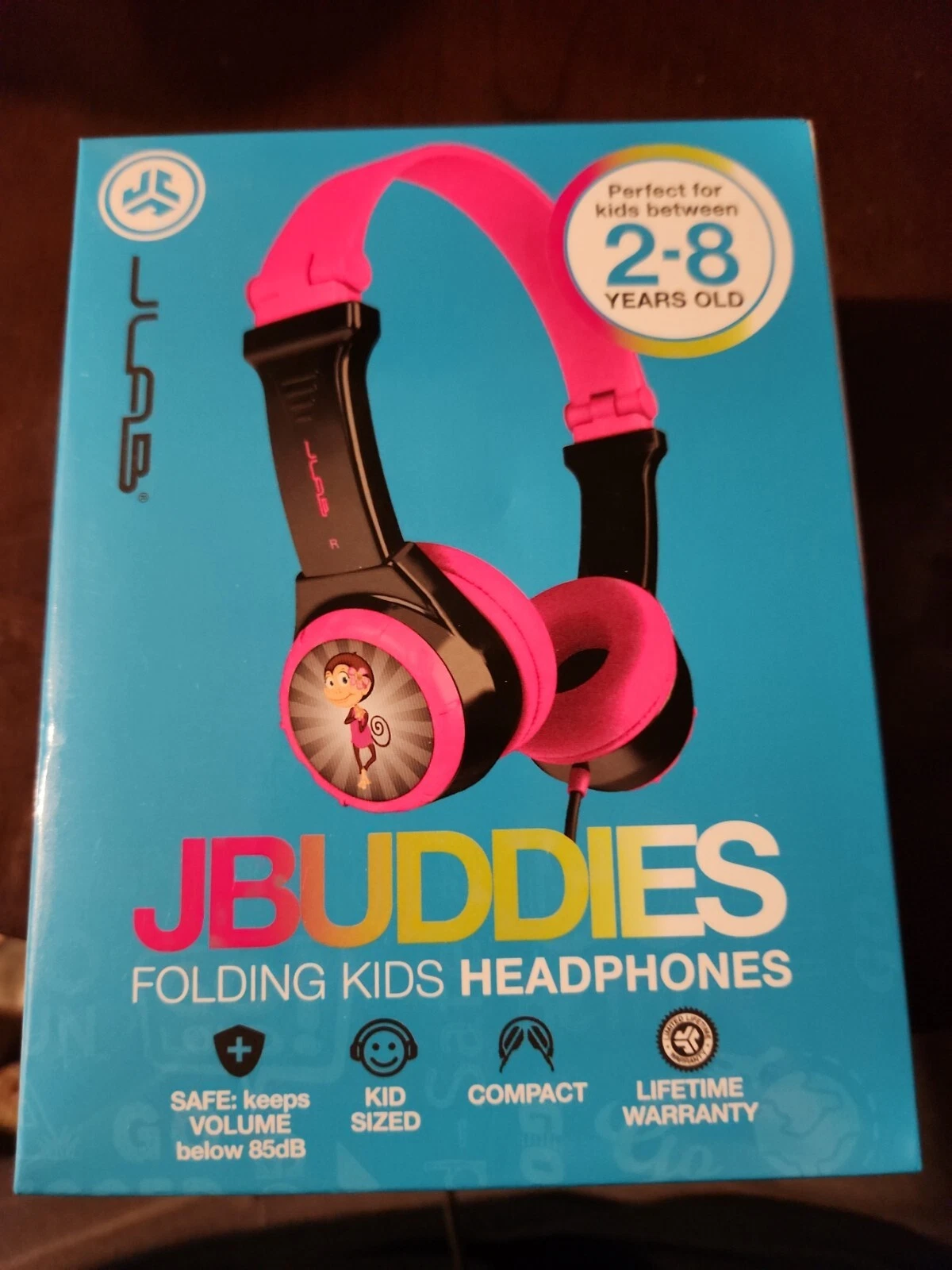 JBuddies Studio Wired Headphones for Kids – Volume Limited, Foldable Design