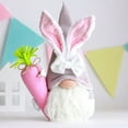 thumbnail image 1 of Jlong Easter Gnomes Decorations, Plush Spring Easter Bunny with Egg Flowers Handmade Swedish Tomte Elf Stuffed Doll Rabbit Gifts Cute Easter Faceless Dwarf Bunny Household Ornaments, 1 of 5