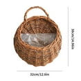 thumbnail image 1 of Jlong Hanging Planter Basket Handmade Hanging Wicker Rattan Flower Basket, 1 of 6