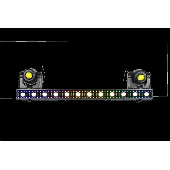 Jmaz Lighting JZ2008 Versa Flex Bar All-In-One Lighting System with 2 Movers & FX Bar