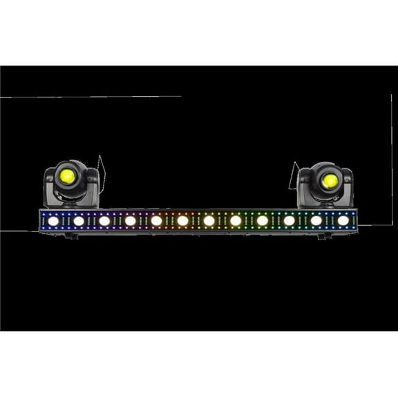 Jmaz Lighting JZ2008 Versa Flex Bar All-In-One Lighting System with 2 Movers & FX Bar