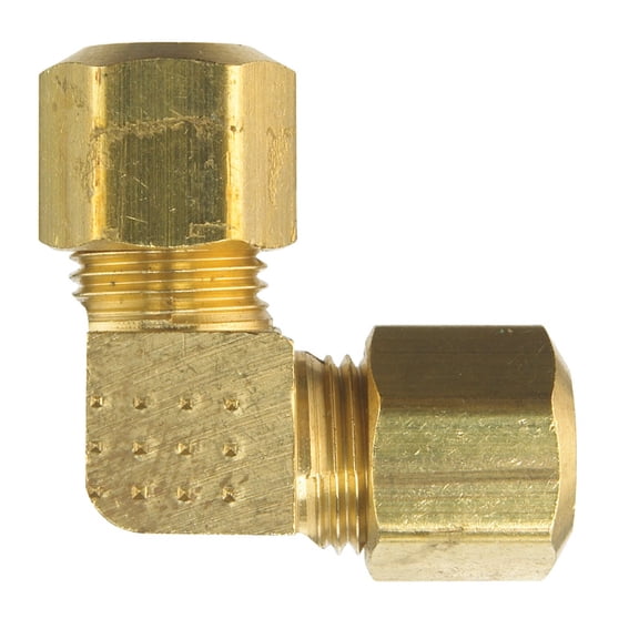 Jmf 4338174 Compression Elbow, 90 Degree, 3/8" x 3/8"