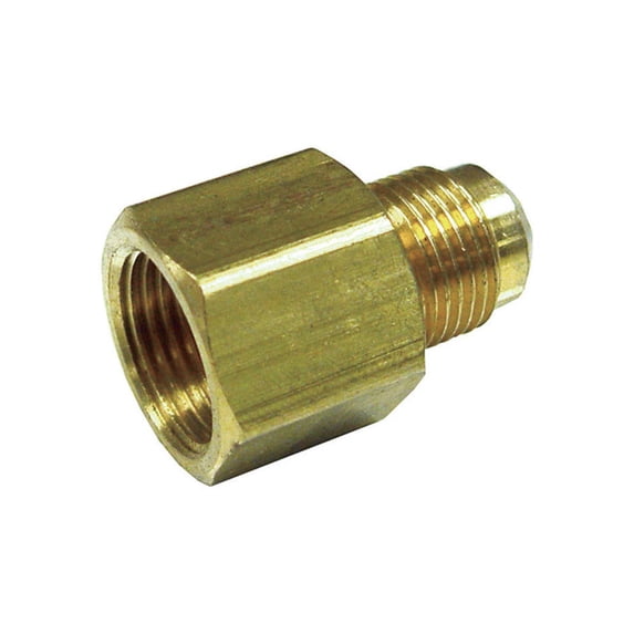 Jmf Flare Reducer 1/2 " Yellow Brass Lead Free Pack of 5