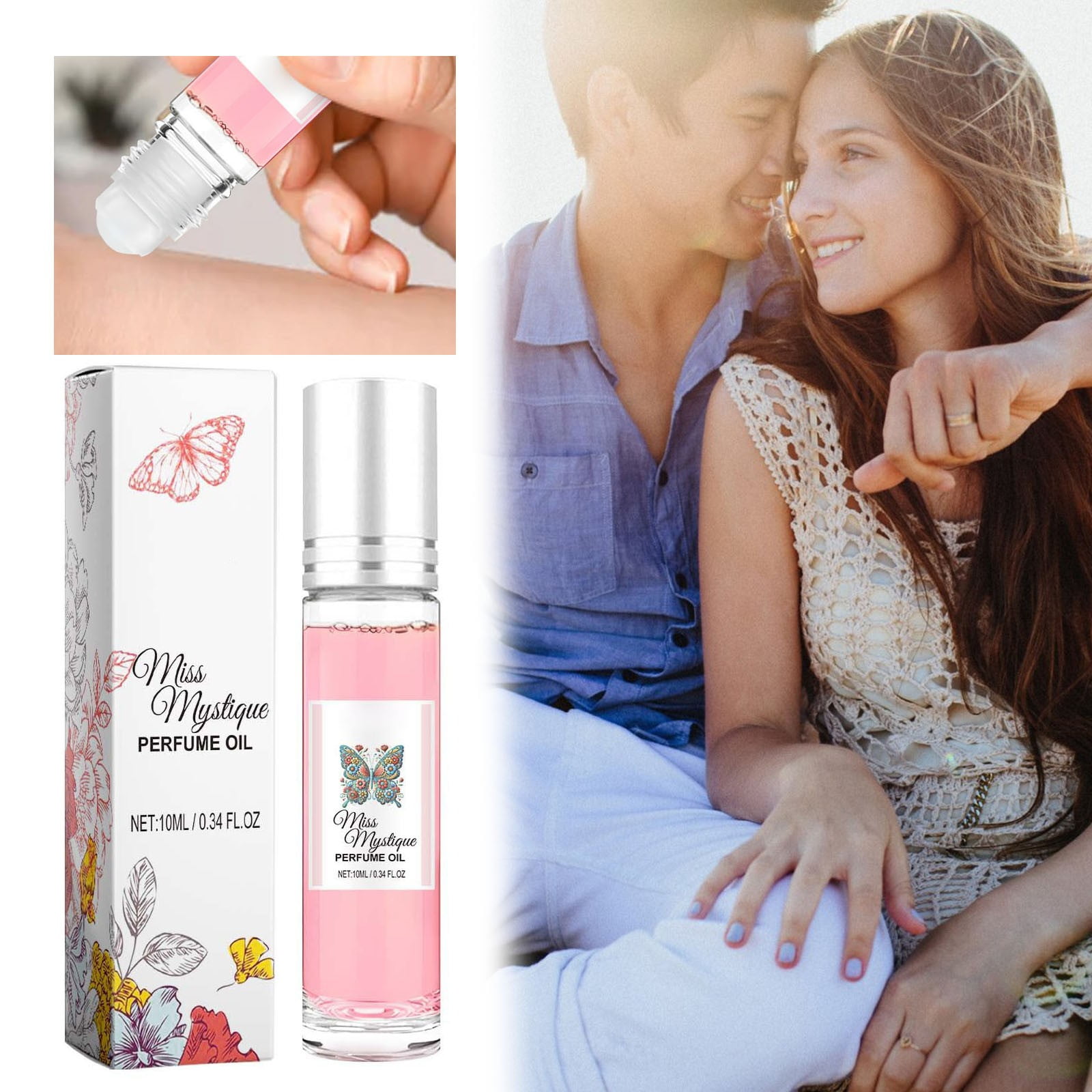Jmheeeeee Rolling Rose Perfume Portable Small Bottle Perfume Charm Natural Fresh Long Lasting Fragrance Fragrance 10ml Khamrah Qahwa Delina Exclusif Perfume Noir D Arabie Perfume Angel Share