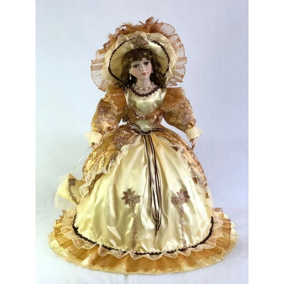Jmisa 28 inch Umbrella Porcelain Dolls Victorian Style