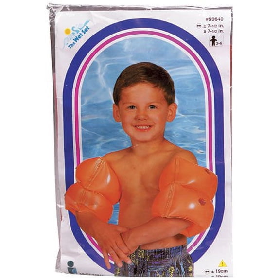 Jmk 07454 Swim Aids Arm Band, Age 2-8, Neon Orange