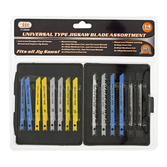 14 Pc. Universal Type Jigsaw Blade Assortment