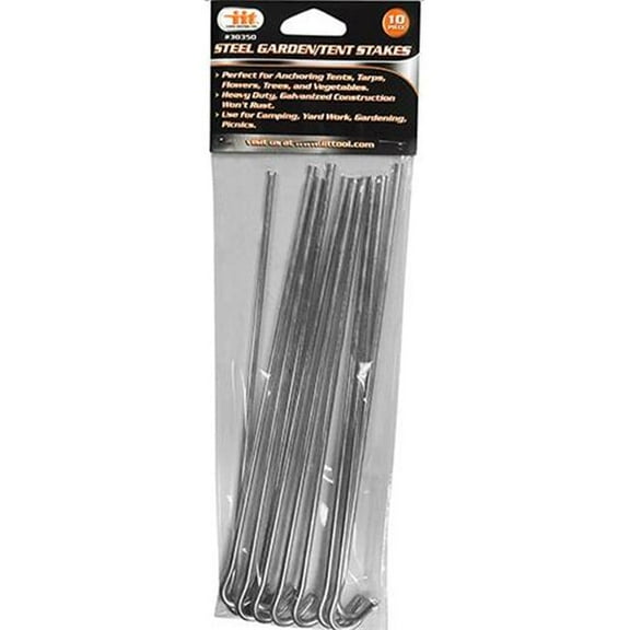 Jmkiit 30350 Steel Garden & Tent Stakes Galvanized