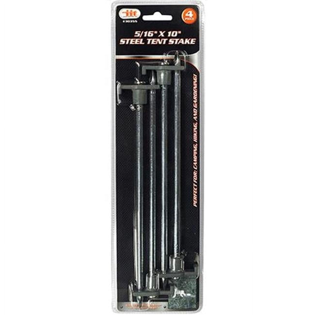 Jmkiit 30355 Tent Stakes Without Stopper, 0.312 x 10 in. - 4 Piece