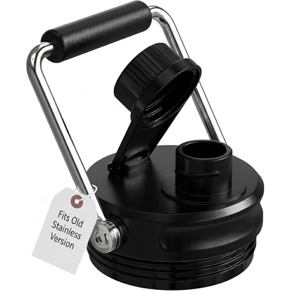 Jmoe USA Improved Jug Lid Compatible with RTIC Half Gallon and One Gallon Jugs | Replacement Lid with Upgraded Features, Better Cap, Rubber Grip, Thicker Steel, and Better Gasket | BPA Free Plastic