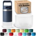 thumbnail image 1 of Jmoe USA Silicone Boot for Yeti Rambler Jr 12oz and 18oz Bottle | 2mm Sleeve | Anti-Slip Boot | Protector for the Bottom of your Bottle | Protects Against Damage | BPA Free Silicone (Frosted), 1 of 5