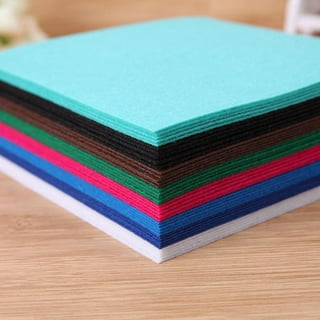 Fdelink Felt Board Stiff Felt Sheets for Crafts, 9x12 in 3mm Thick Colored  Craft Fabric Hard Pieces for Kids, Crafting, Sewing, Art Projects Black 