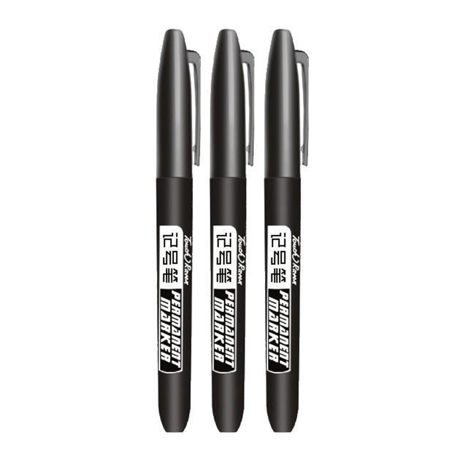 Jmtresw Oiliness Non-Fading & Waterproof Marker Pen Non-Erasable Marker &  Hook Pen 