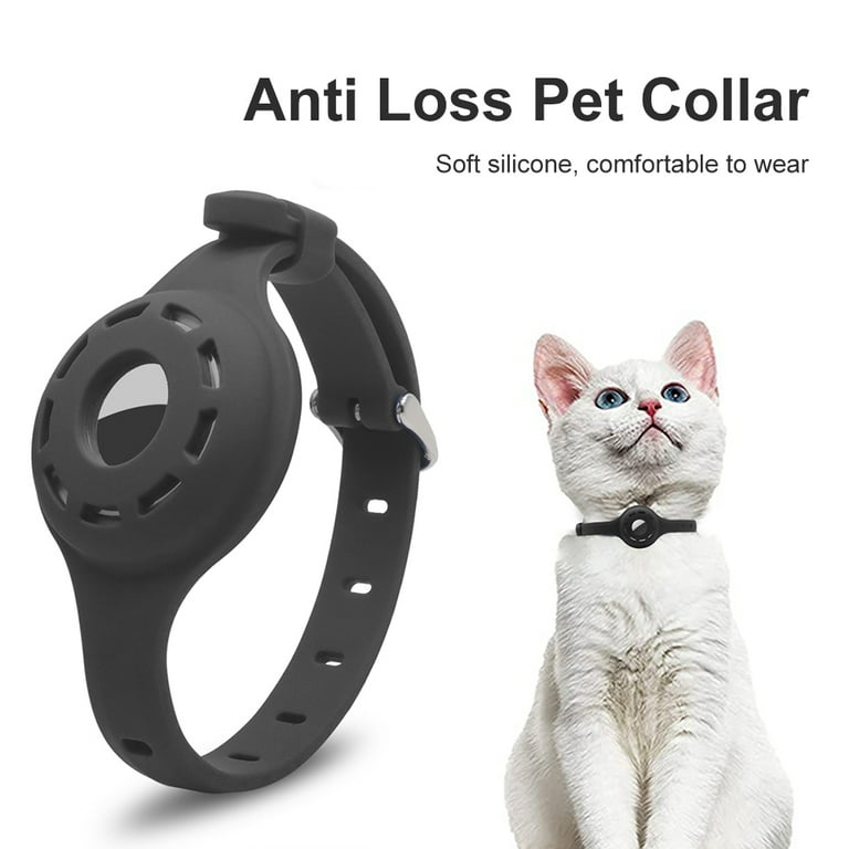 Trackable cat top collar