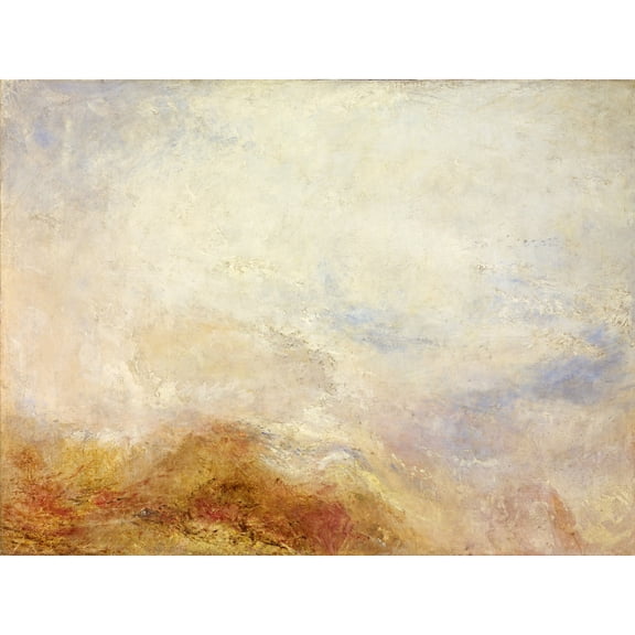 Jmw Turner A Mountain Scene Val Daosta Extra Large Art Print Wall Mural Poster Premium XL