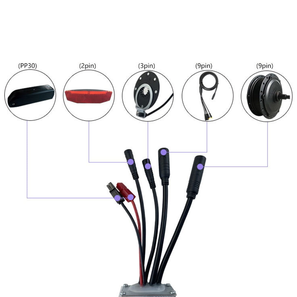 Waterproof Controller Waterproof Controller for 36V/48V 500W/750W Brushless E-Bike Motor ...