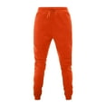 thumbnail image 1 of JnLxul Sweatpants for Women Drawstring Elastic Waist Straight Fitted Running Joggers Pants for Gym(Small,Orange), 1 of 3