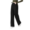 thumbnail image 1 of JnLxul Wide Leg Pants for Women High Waisted Elastic Loose Fitting Casual Athletic Yoga Running Pants for Outdoor Active(Small), 1 of 4