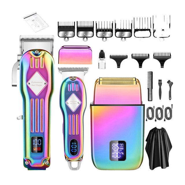 Jnimsy Men’s Hair Clipper Kit 3 in 1 Cordless Haircut Set, Electric