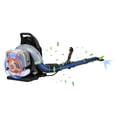 thumbnail image 1 of Jnismy 2025 New Professional 4-Stroke 76.5cc Backpack Gas Leaf Blower Gas Powered Snow Leaf Blower,High-Velocity Leaf Blower,6800rpm Low Noise Quick Start Grass Lawn Blower,Orange, 1 of 12