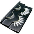 thumbnail image 1 of Jnismy Artificial Eyelashes Soft Comfortable to Wear Fiber Anime White False Eyelashes for Masquerade, 1 of 7