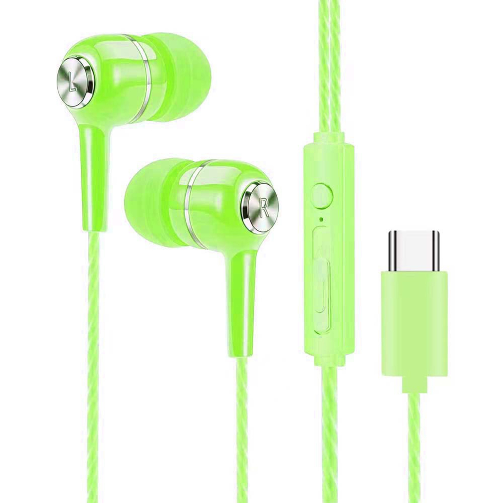 Jnismy InEar Wired Headphones, NoiseCancelling Mic, Enhanced Sound