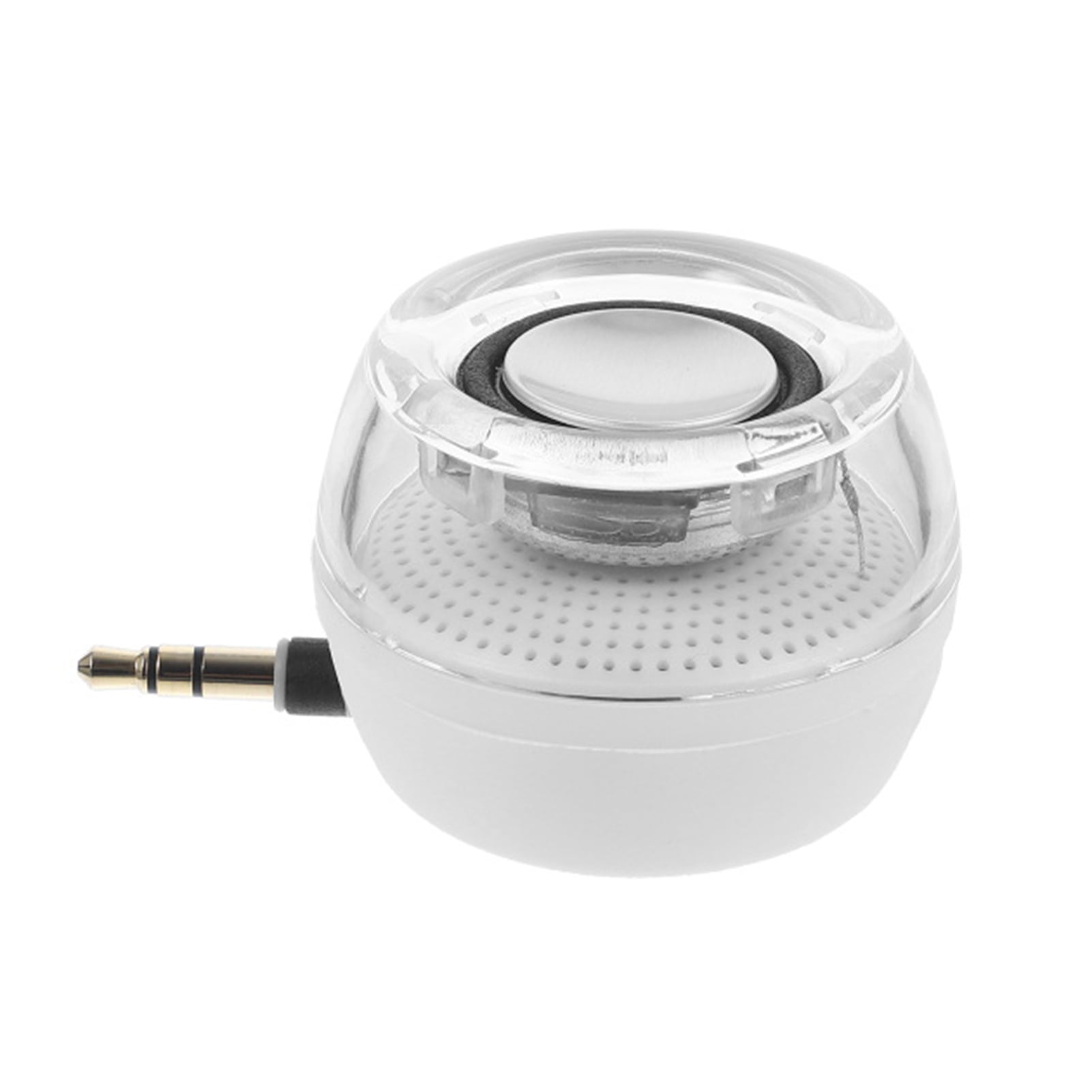 Jnismy Mini 3.5mm Jack Portable HiFi Stereo Speaker, Rechargeable