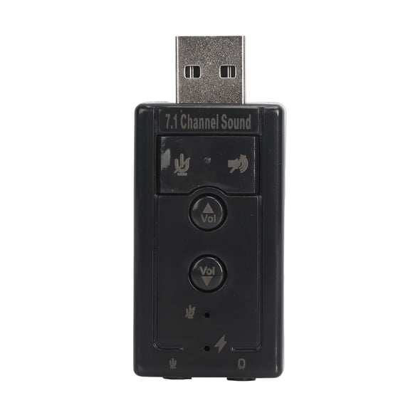Jnismy Sound Card Professional MIC Recording Analog 7.1 Channel USB External Audio Transfer for Home