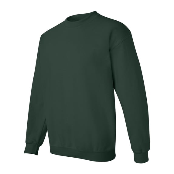 Jnriver Adult Heavy Blend Fleece Crew, Forest Green, 3XL