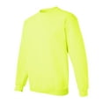 thumbnail image 1 of Jnriver Adult Heavy Blend Fleece Crew, Safety Green, M, 1 of 2