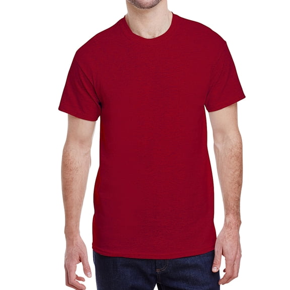 Jnriver Men's Short Sleeve Lightweight Heavy Cotton T-Shirt Regular-Fit Crewneck Tee for Casual Wear Gym Workout Summer Outfit - Antique Cherry Rd - S