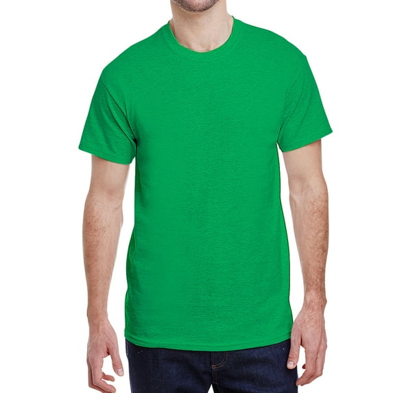 Jnriver Men's Short Sleeve Lightweight Heavy Cotton T-Shirt Regular-Fit Crewneck Tee for Casual Wear Gym Workout Summer Outfit - Antique Irish Green - 2XL