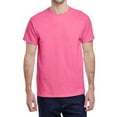 thumbnail image 1 of Jnriver Men's Short Sleeve Lightweight Heavy Cotton T-Shirt Regular-Fit Crewneck Tee for Casual Wear Gym Workout Summer Outfit - Azalea - XL, 1 of 3