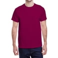 thumbnail image 1 of Jnriver Men's Short Sleeve Lightweight Heavy Cotton T-Shirt Regular-Fit Crewneck Tee for Casual Wear Gym Workout Summer Outfit - Berry - XL, 1 of 3