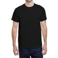thumbnail image 1 of Jnriver Men's Short Sleeve Lightweight Heavy Cotton T-Shirt Regular-Fit Crewneck Tee for Casual Wear Gym Workout Summer Outfit - Black - S, 1 of 3