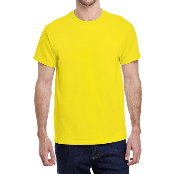 Jnriver Men's Short Sleeve Lightweight Heavy Cotton T-Shirt Regular-Fit Crewneck Tee for Casual Wear Gym Workout Summer Outfit - Daisy - 2XL