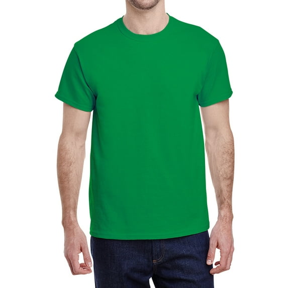 Jnriver Men's Short Sleeve Lightweight Heavy Cotton T-Shirt Regular-Fit Crewneck Tee for Casual Wear Gym Workout Summer Outfit - Irish Green - 3XL
