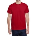 thumbnail image 1 of Jnriver Men's Short Sleeve Lightweight Heavy Cotton T-Shirt Regular-Fit Crewneck Tee for Casual Wear Gym Workout Summer Outfit - Red - M, 1 of 3