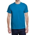 thumbnail image 1 of Jnriver Men's Short Sleeve Lightweight Heavy Cotton T-Shirt Regular-Fit Crewneck Tee for Casual Wear Gym Workout Summer Outfit - Sapphire - 2XL, 1 of 3