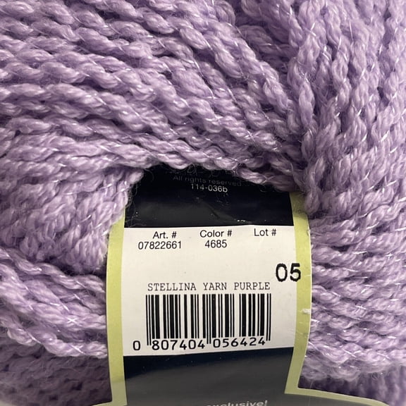 Jo-Ann Exclusiv:e: Sensations BELLEZZA COLLECTION STELLINA Yarn - PURPLE (Discontinued)
