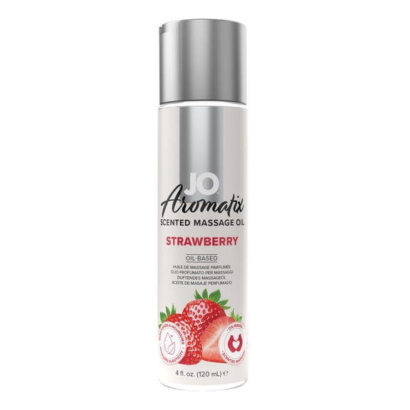 Jo Aromatix Strawberry Massage Oil 4oz
