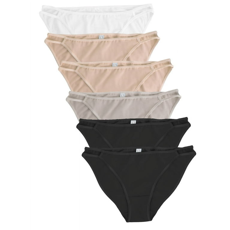 Women's Comfort Supreme® Seriously Soft Modal Bikini Panty, Assorted 6 Pack