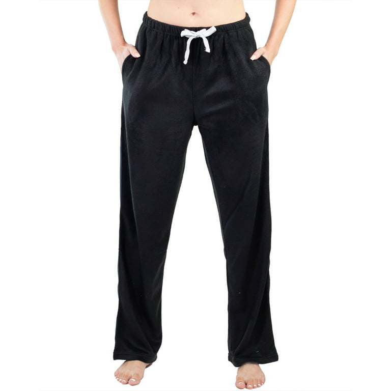 Jo & Bette Women's Plush Pajama Lounge Pants, PJ Sleep Pants, XS