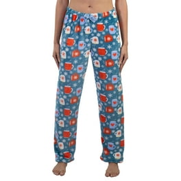 Jo & Bette Women's Fleece Pajama Pants with Pockets, Plaid Sleep