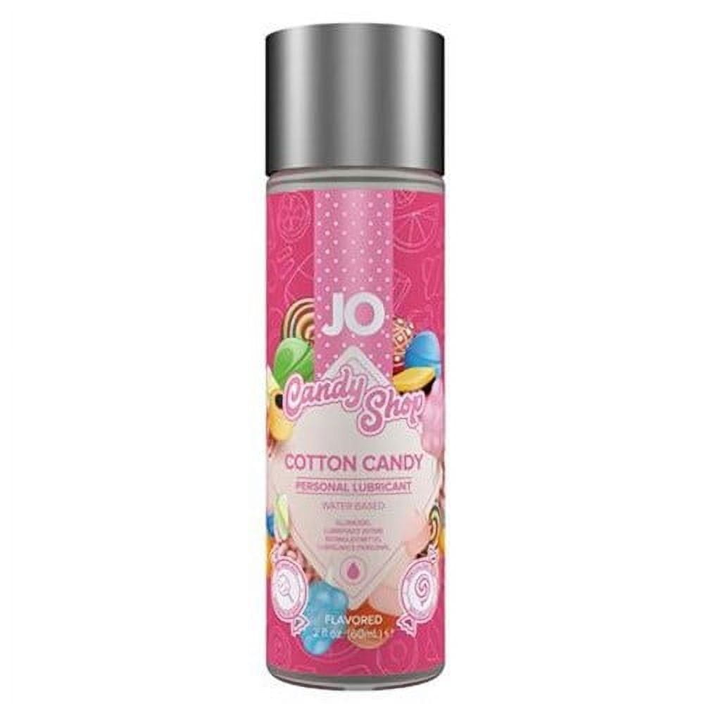 SYSTEM JO Jo Candy Shop Water Based Flavored Lubricant Cotton Candy 2 Ounce Bottle