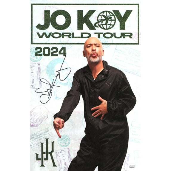 Jo Koy Signed Autographed 11X17 Photo 2024 World Tour Poster JSA AQ92742