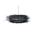thumbnail image 1 of Jo-Liza International NPK-132A Lotus 1-Light Drum Pendant, Black, 1 of 1