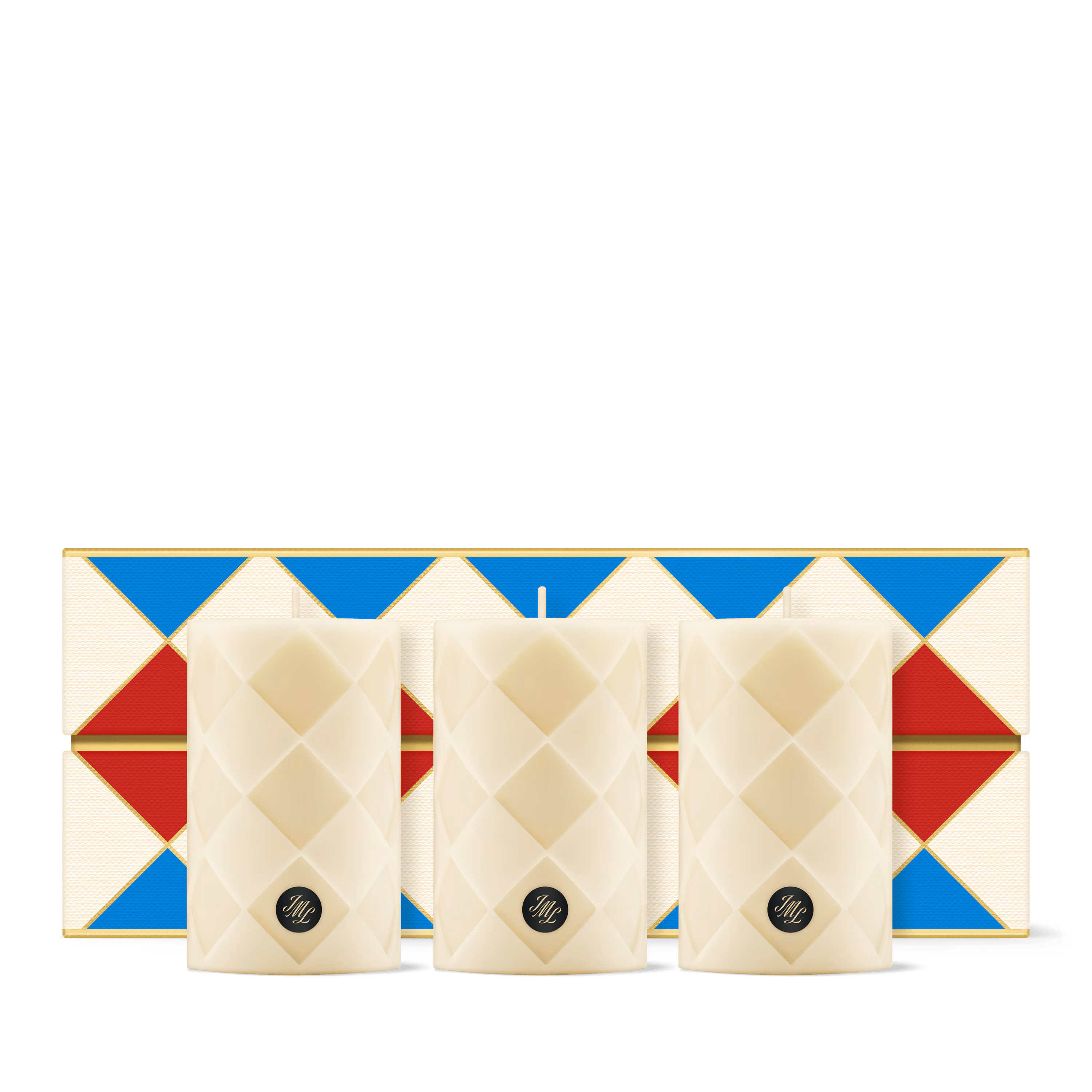 Jo Malone Ginger Biscuit 3-Piece Pillar Candle Gift Set 235g Each * Limited Edition